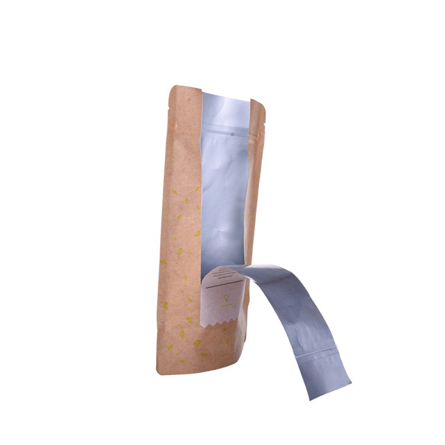 Cellophane Reusable Tea Bags Wholesale Snack Kraft Packaging Bags