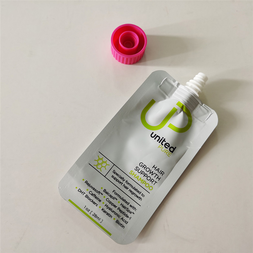 Best Price Full Gloss Finish Sugarcane Plastic packaging Reusable Fruit Juice Pouch in 100ml Pack