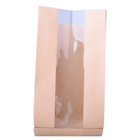 Fashion Moisture-proof Kraft Pouches Wholesale Sustainable Packaging Snacks Paper Bag for Bread
