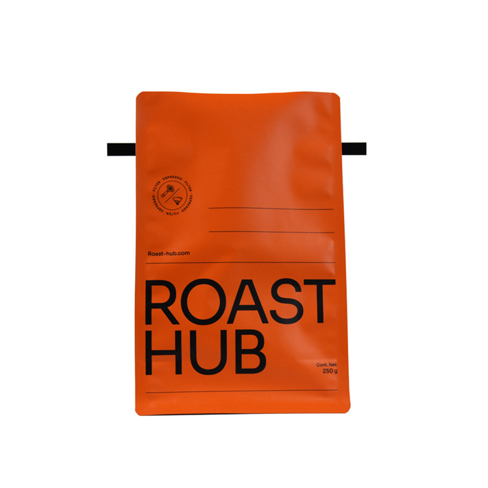 East Tear Eco Friendly Glossy Finish Resealable Coffee Bags Supplier