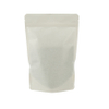 Top Quality Compostable White Paper Stand Up Food Bag with Window Wholesale