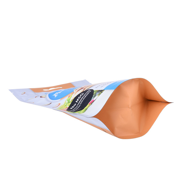 Digital printed foil sachet with zip for food packing in doypack