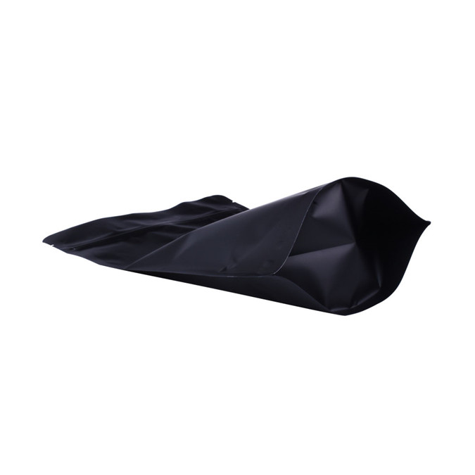 Exquisite Custom Heat Seal Recycle Moisture Proof Black Kraft Stand Up Pouches