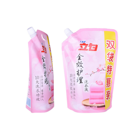 Heat Seal Reusable Moisture Proof Recyclable Stand Up Pouch with Spout