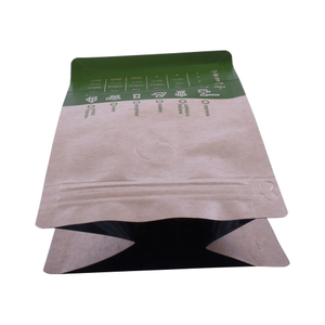 Custom Production Good Quality Inventory Foil Lined Standard Top Zip Paper Kraft Bag