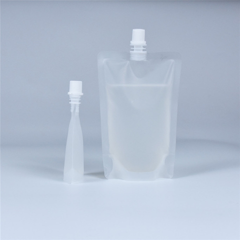 Customized Food Grade Flexible Biodegradable Packaging Pouches for Liquid with Spout
