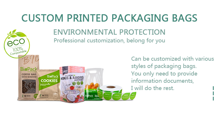 Custom Eco Stand Up Compostable Dog Treat Bags Wholesale