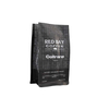 Hot Sale Laminated Material Green PE Block Bottom Coffee Bag with Pocket Zipper