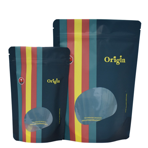 Resealabele Pocket Zip Printed Packaging Pla Biodegradable Tea Bags with Zipper