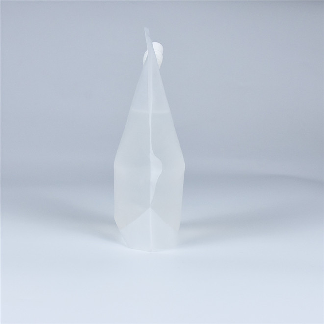 Recycled clear laminated spout pouch packaging for jucie