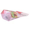 Customized heat seal food bag zipper pouch laminated with oval window