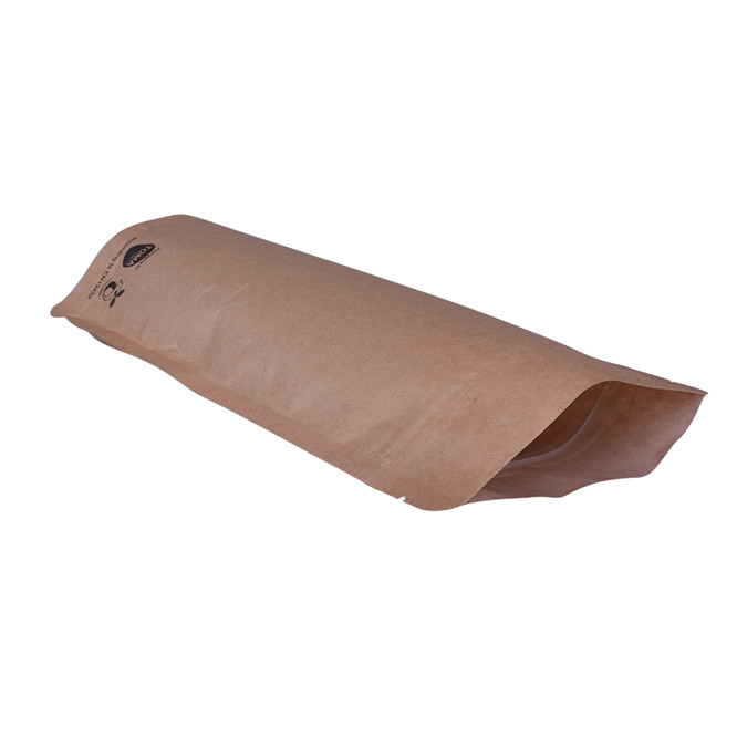 Hot Sale Biodegradable Laminated Kraft Paper Food Standup Packaging