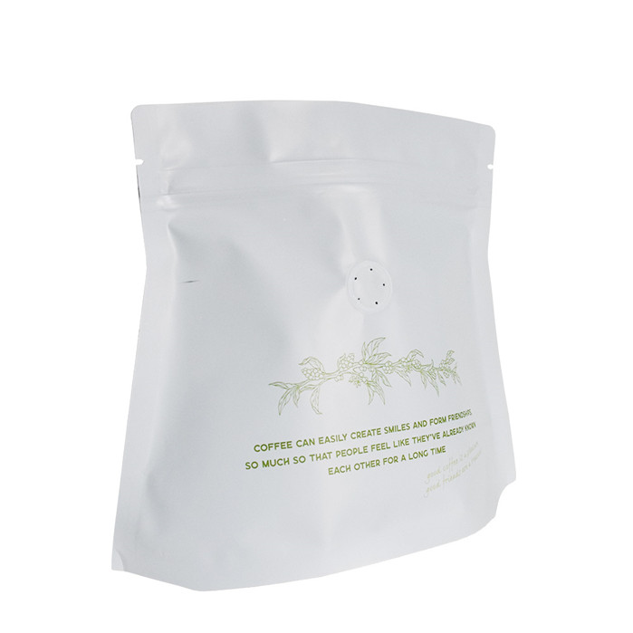 Sustainable plastic london packaging company coffee bags in diamond shape