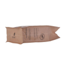 1kg flat bottom coffee bag brown kraft with one way valve