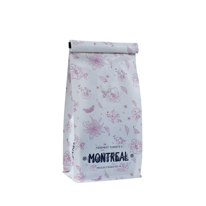 Hot Sale Factory Supply Sustainable Block Bottom Packaging with Tintie Report