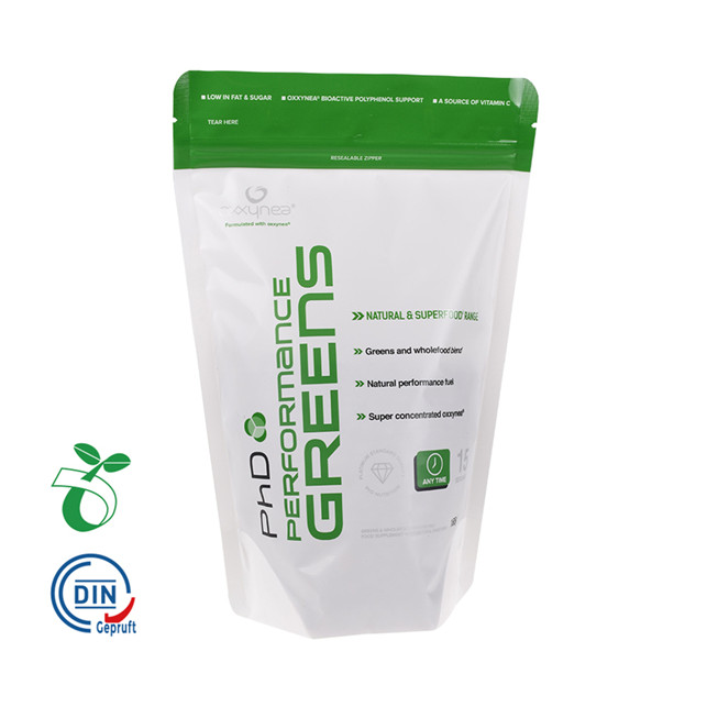 Recyclable 400g nutrition powder bag stand up