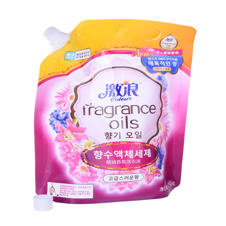 Liquid Packaging Reusable Pouch With Spout Bag