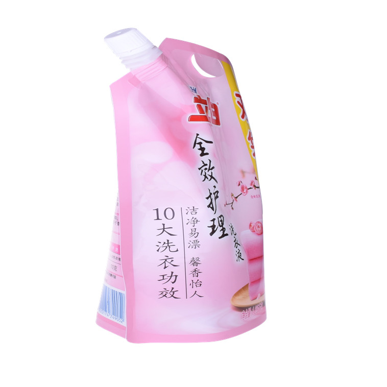 Black Spout Pouch Liquid Stand Up 1 Litre Spout Pouch 