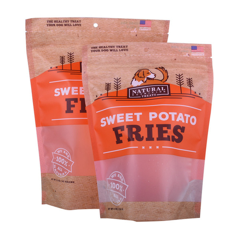 Custom package disposable pet food pouch for puppy meal
