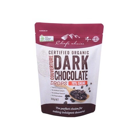 ECO friendly Recycle Tea Coffee Pouches With Zipper