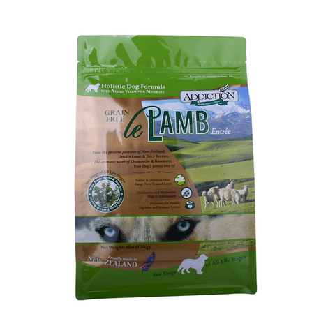 Pet Dog Food Packaging Bag With Side Gusset Bag