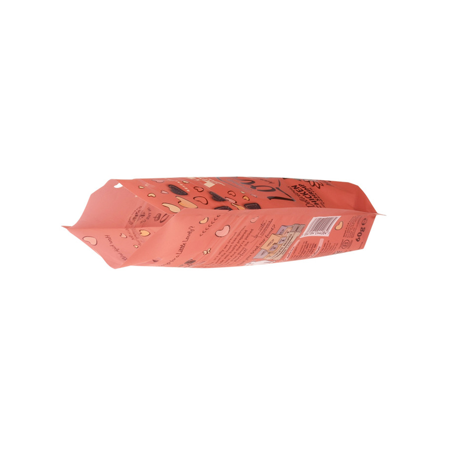Compostable Stand Up Pouch For Food Doypack With Window Compostable Zipper