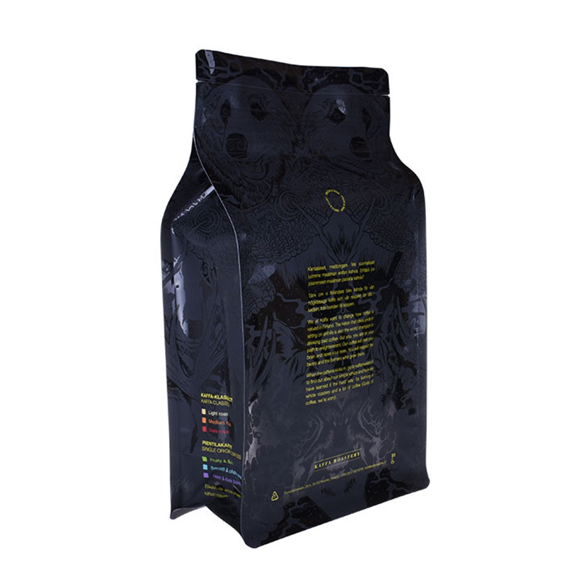 Resealable Zipper Coffee Plastic Bag With Good Barrier
