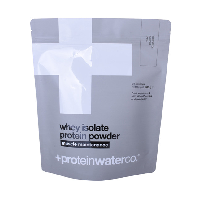 Custom recyclable bag for 900g whey protein powder