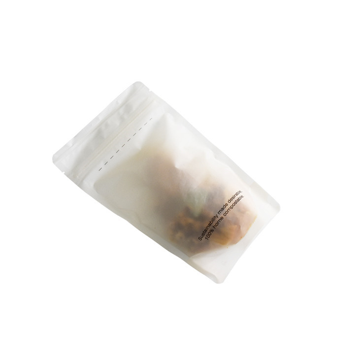 High Quality Matte Printing Biodegradable Round Bottom Zipper Bag Wholesale