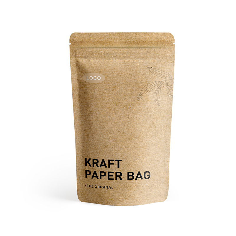 Kraft Paper Stand Up Pouch