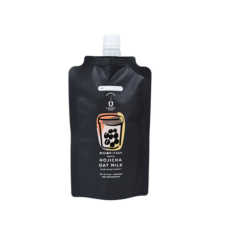Small Quantity of High Quality Recyclable Spout Bags Black Milk Packaging