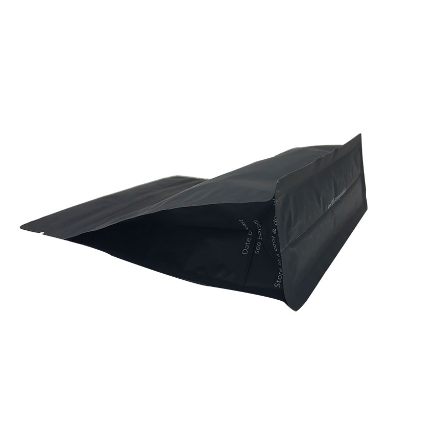 Custom Size 250g 500g 8oz Recycle Flat Bottom Bag for Coffee Bean Package