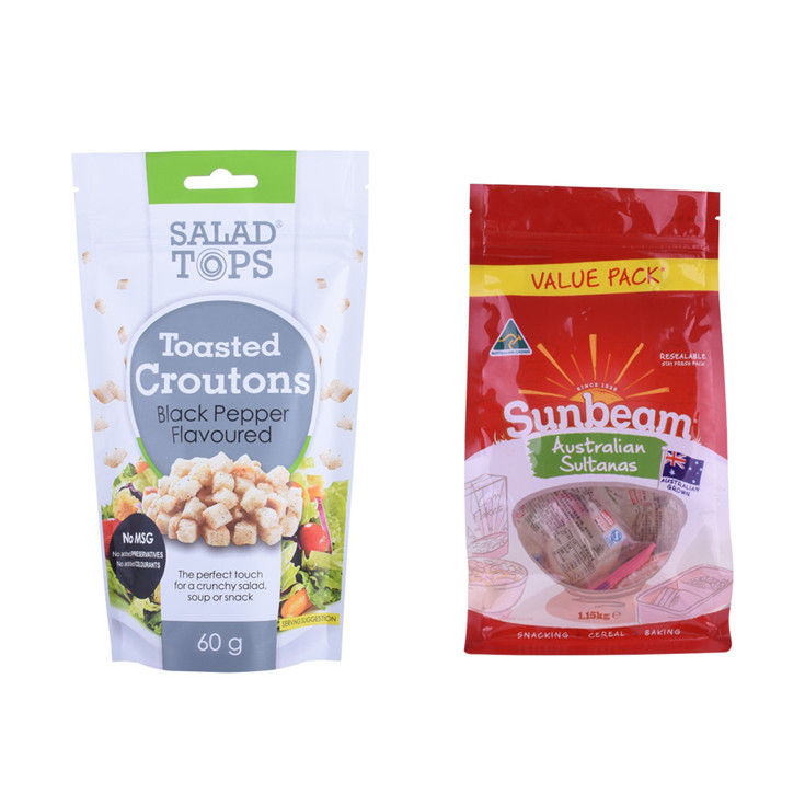 China Supplier Quad Seal Food Pouch Bags