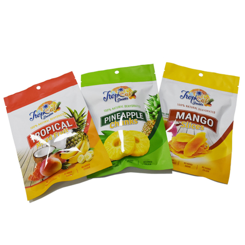 Food Ziplock Plastic Custom Printed Plastic Bags For Spices