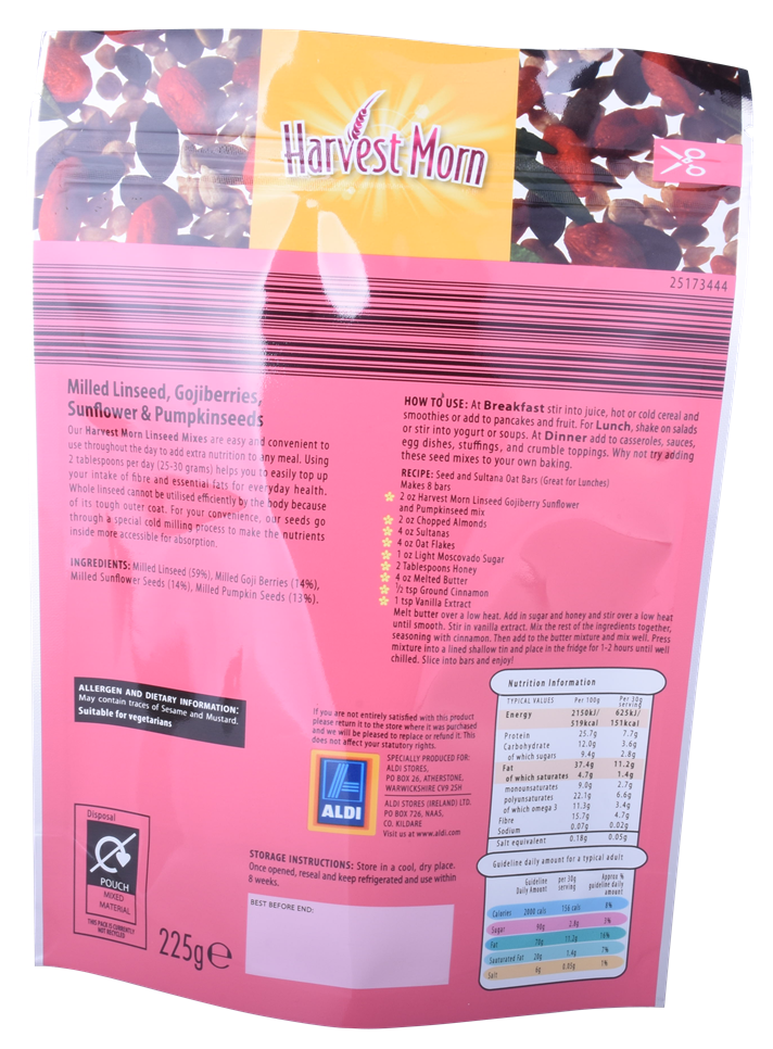 Customized Logo Heat Sealed Custom Printed Coffee Bag