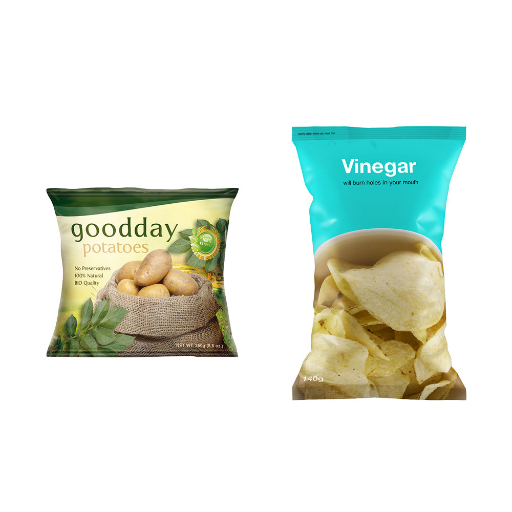 Exquisite Resealable Chip Bag Pack