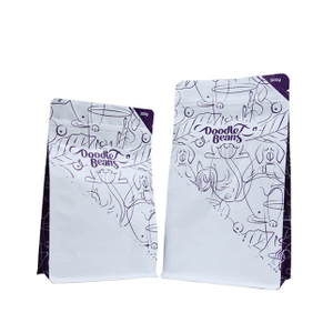 Custom Printed Ziplock Top Coffee Packet Design