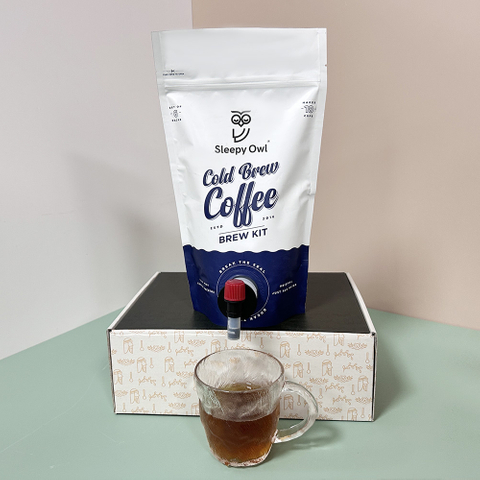 Custom Printed Cold Brewer Coffee Packaging Spout Pouch