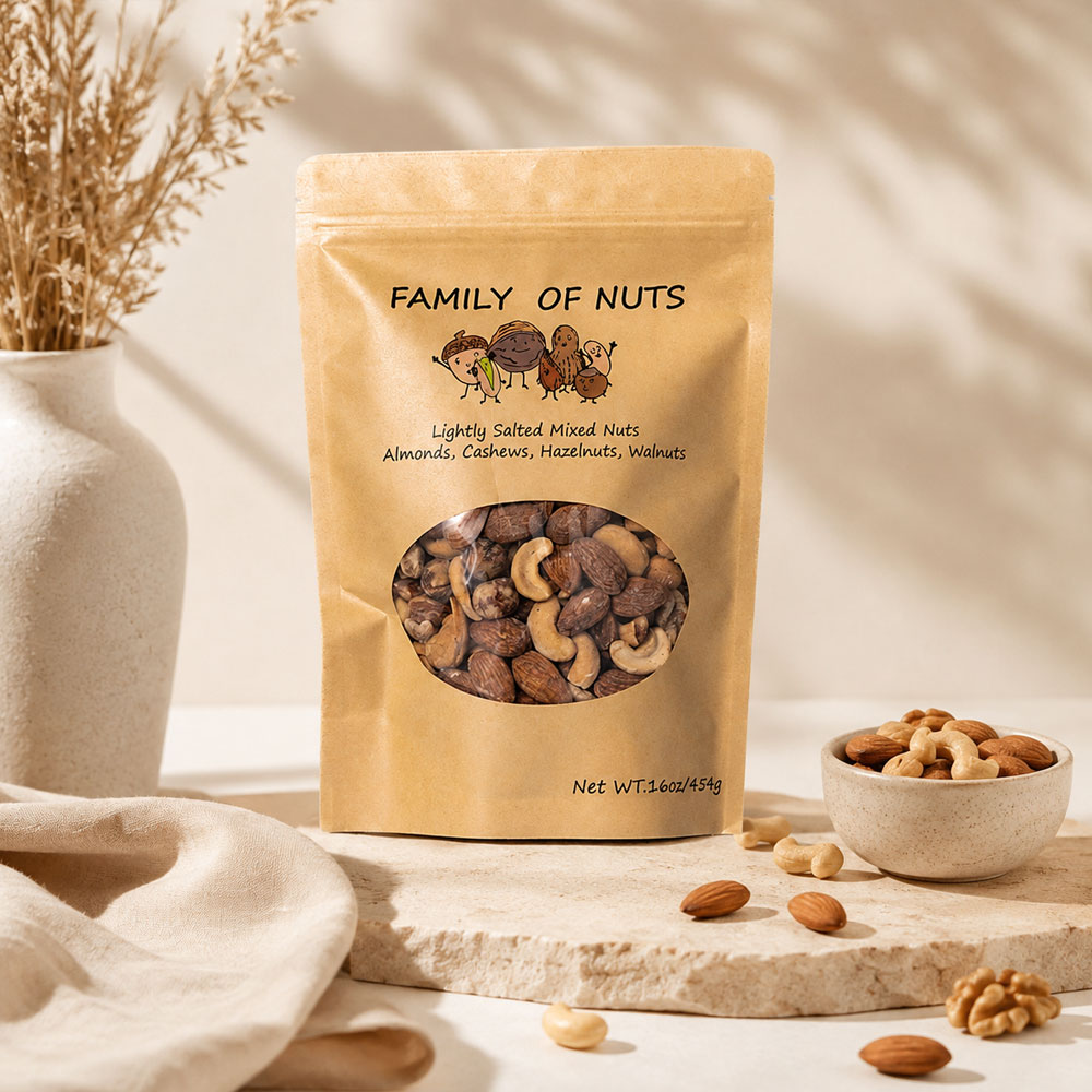 Paper Based Compostable Nut Bags