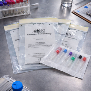 Biohazard Medical Specimen Transport Bag