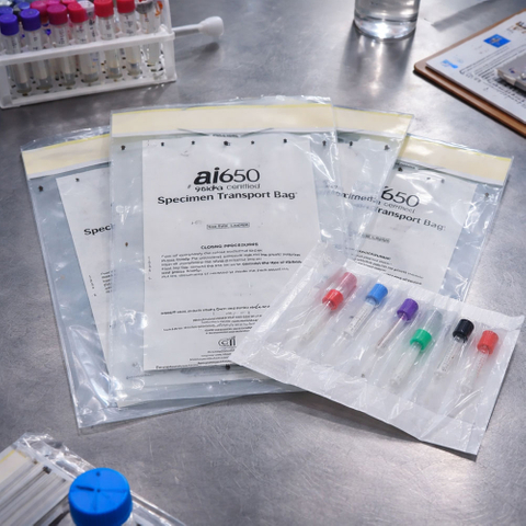 Biohazard Medical Specimen Transport Bag