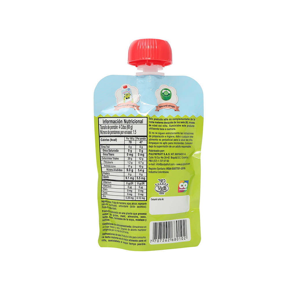 Custom Baby Food Pouches for Fruit Puree, Jelly & Kids Snack Packaging