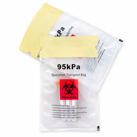 95kPa Lab Specimen Transport Bag with Absorbent Pouch