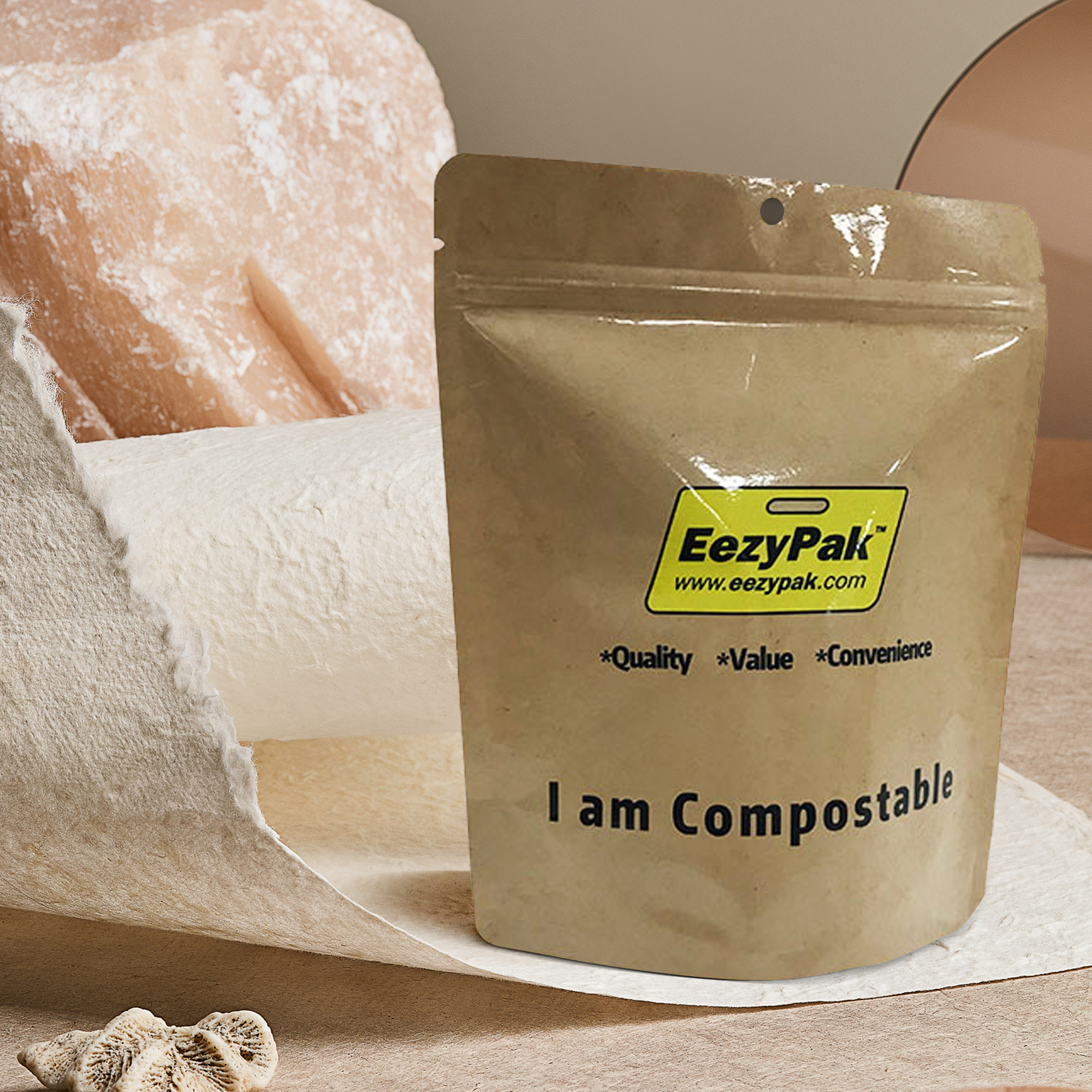 Compostable Coffee Bag with Valve