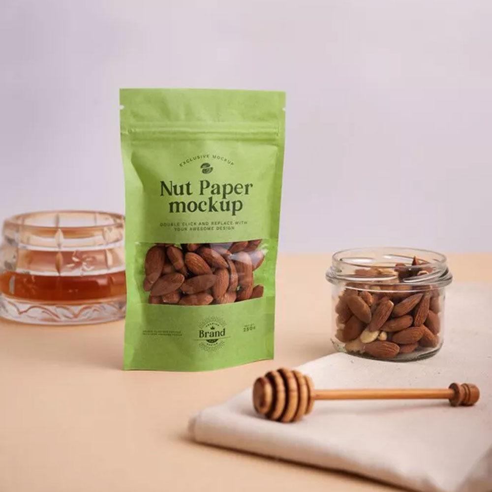 Paper Based Compostable Nut Bags