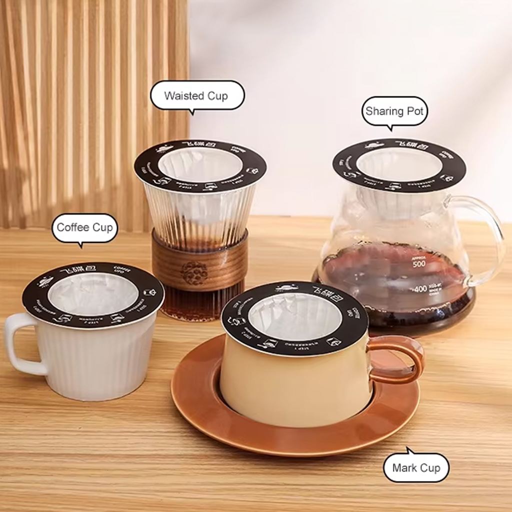 Custom UFO Drip Coffee Bag and Filter