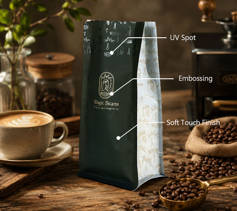 Custom Recycle Coffee Bag Wholesale