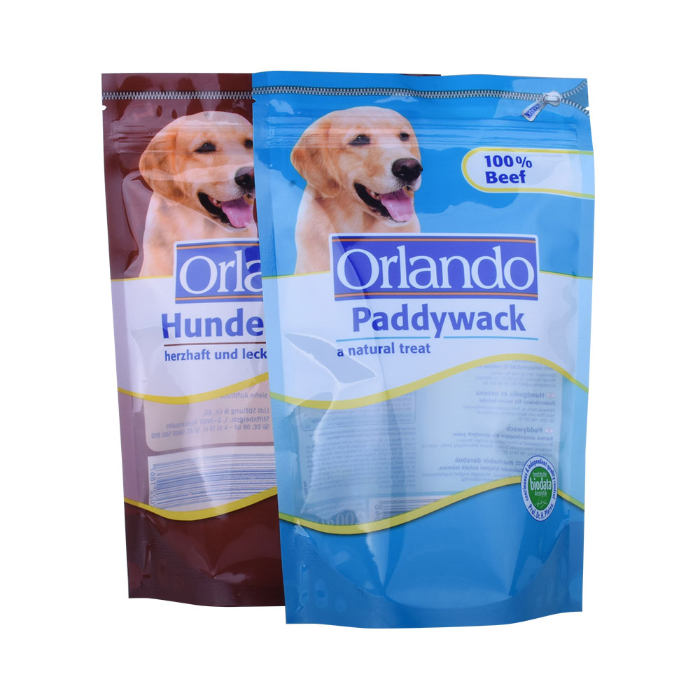 Custom Printed Dog Treat Stand Up Pouches