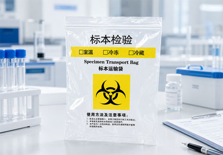 Biohazard Specimen Transport Bag