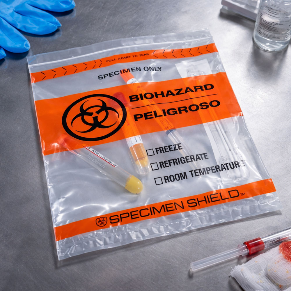 Biohazard Medical Specimen Transport Bag